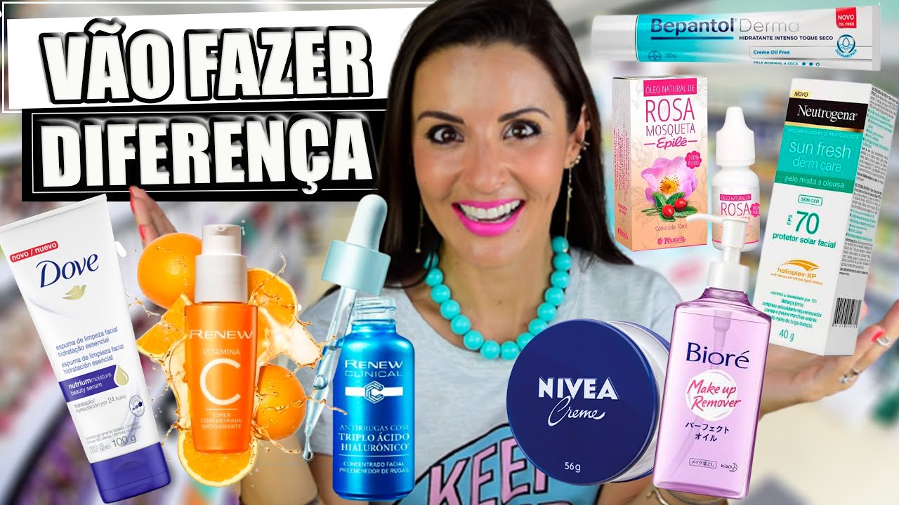 Produtos que VÃO MUDAR sua pele