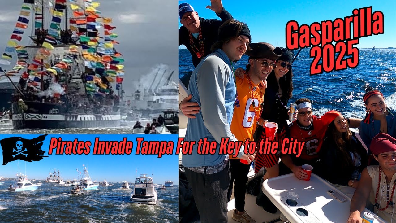 Pirate Invasion: Florida's Largest Boat Party {Gasparilla}