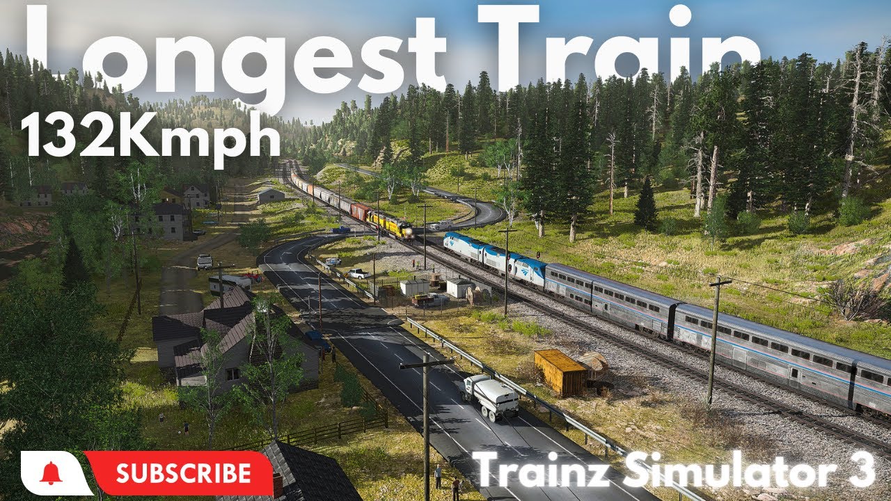 LONGEST TRAIN IN TRAINZ SIMULATOR 3 Gameplay - 4K 60fps - Hindi