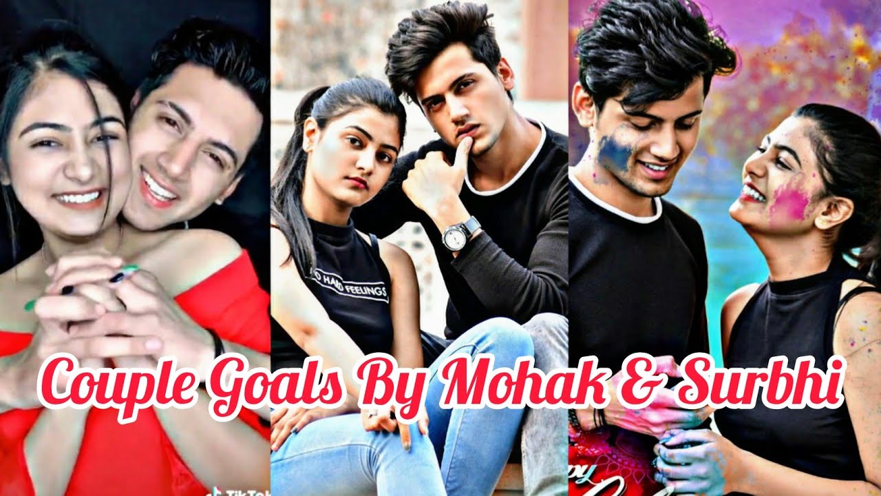 Mohak Surbhi new tik tok!Couple goals tik tok video!Love funny tik tok!Romantic 💏 tik tok video.