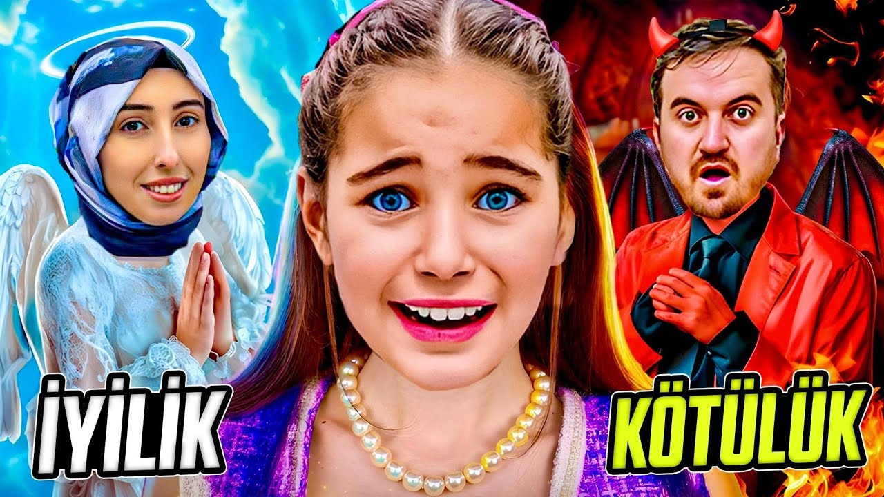 İYİLİK VS KÖTÜLÜK ELİF SİNEM İYİLİK MELEĞİ OLDU ‼️ ŞEYTAN KÖTÜ FİKİRLER VERDİ !! 