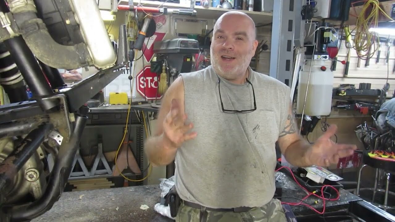 Установка лебедки Harbor Freight грузоподъемностью 5000 фунтов на мой RZR 800