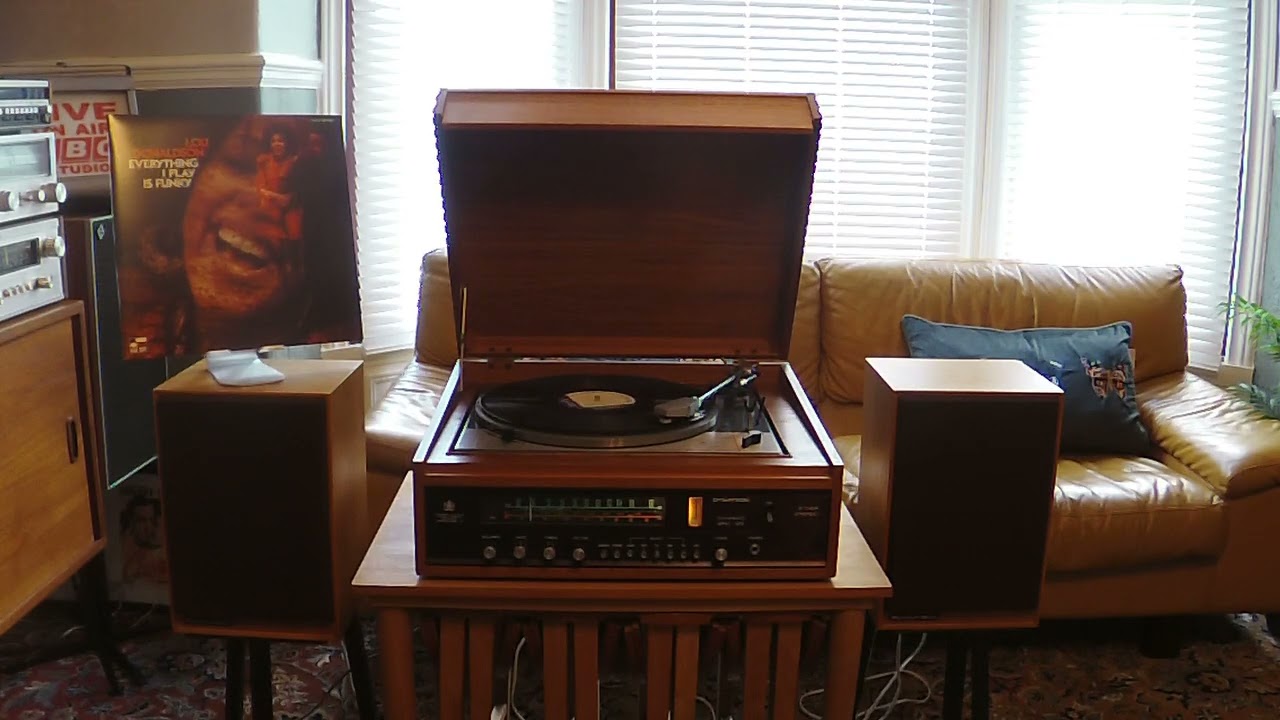 Jazz Funk audio test with Dynatron SRX26 with Goldring Lenco GL75 Mordaunt-Short MS100 speakers.