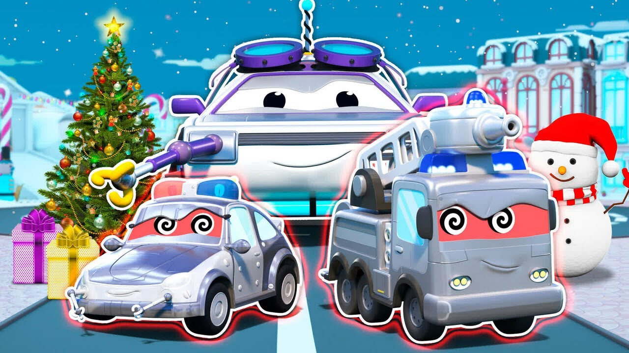 L'équipe du ROBOT MALÉFIQUE a volé Noël ! SUPER ÉQUIPE DE SAUVETAGE Arrêtez-les !