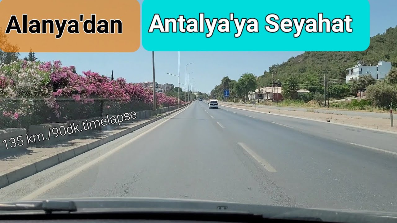 Alanya'dan hareketle, Manavgat, Serik, Aksu ve Antalya'ya Seyahat