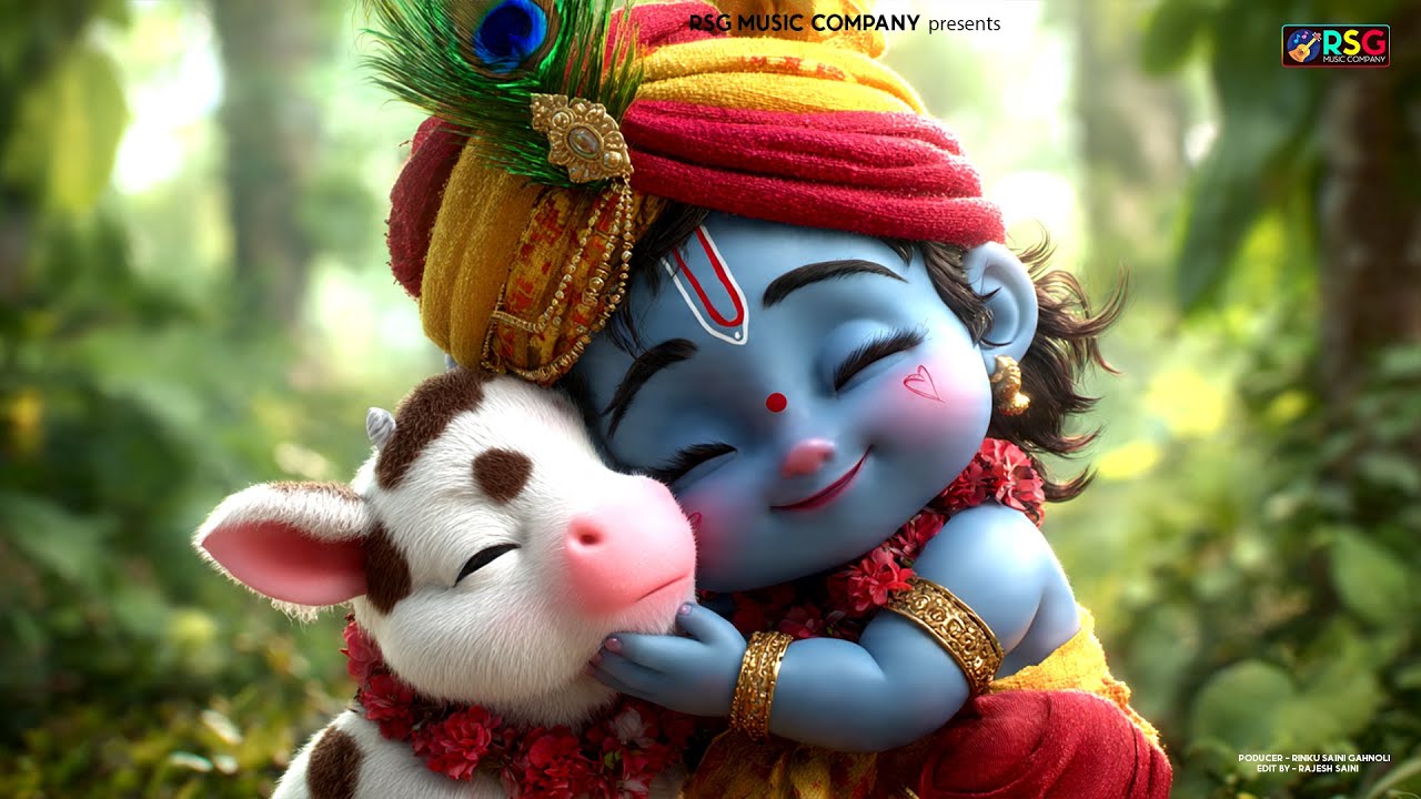 छोटी छोटी गैया छोटे छोटे ग्वाल। Choti Choti Gaiya Chote Chote Gwal। #kanha #krishna #krishnabhajan