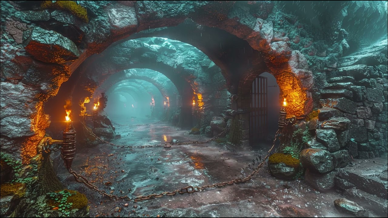 D&D Dungeon Ambience – Subtle Cave and Catacomb Atmosphere (4 Hours)