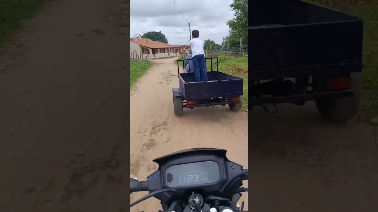 Triciclo caseiro entregue e testado 