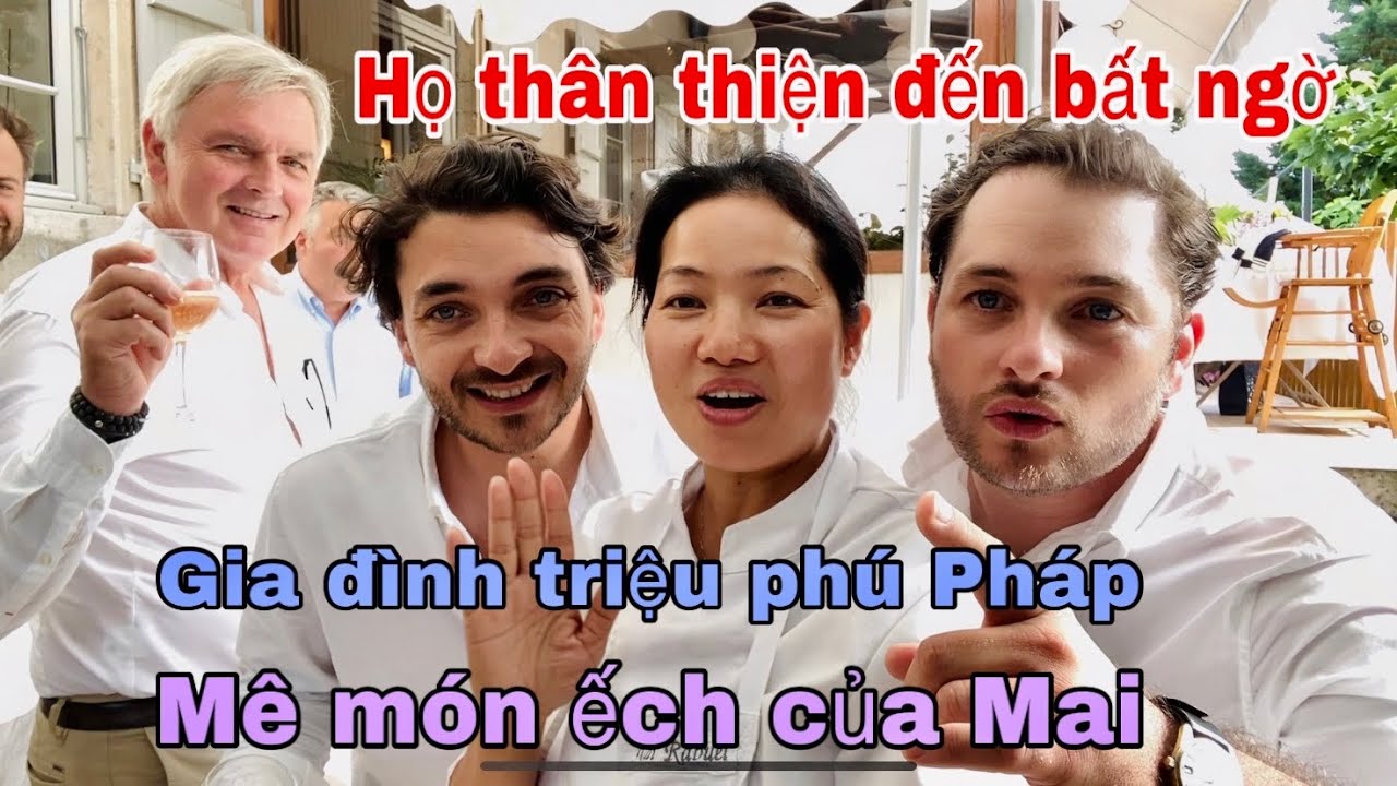ẾCH NẤU KIỂU PHÁP/TRIỆU PHÚ PHÁP MÊ MÓN ẾCH MAI LÀM/LỄ RỬA TỘI CỦA GEORGES/MAI LE CUỘC SỐNG Ở PHÁP ￼