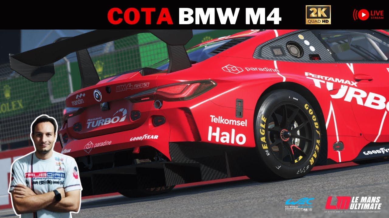 🏁 Cota  - BMW M4 LMGT3  - Testando o Carro - Le Mans Ultimate - Eliel Sales