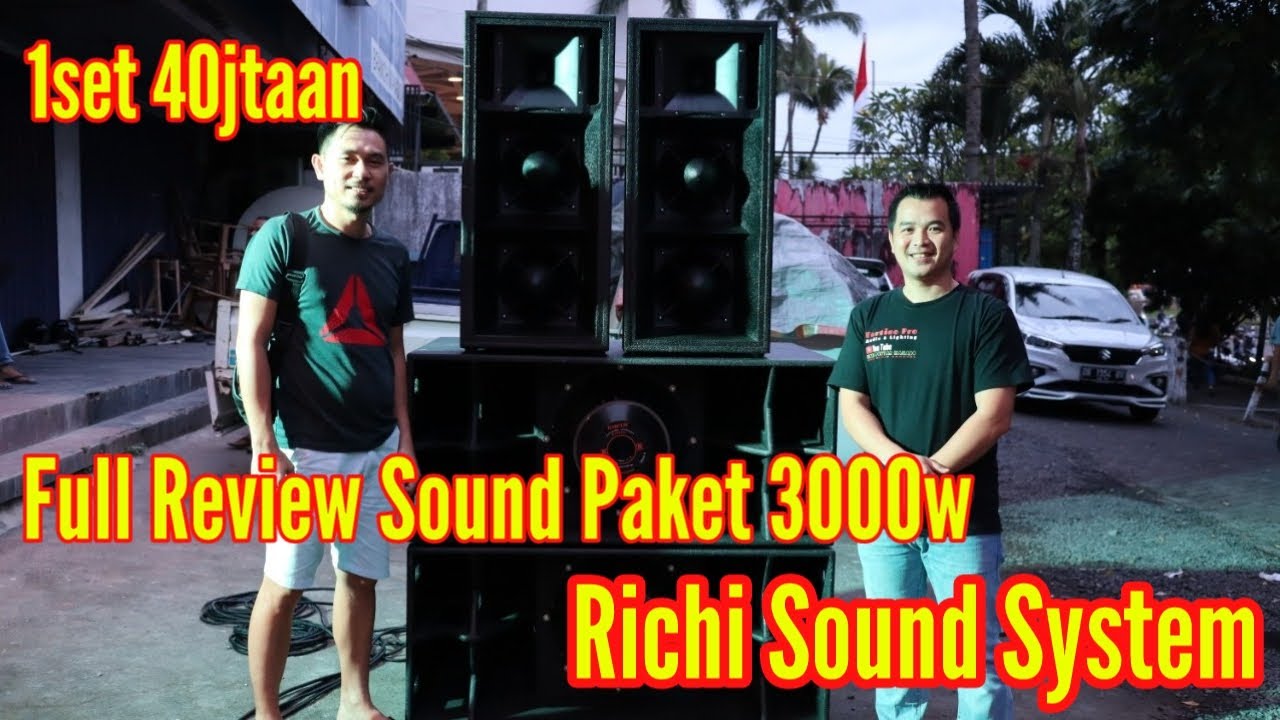 RICHI SOUND SYSTEM //Beli dan  langsung Reyen di Acara Besok