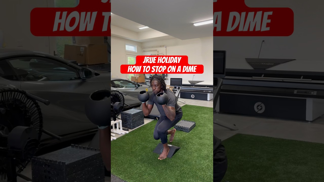 Jrue Holiday uses this drill for knee health and change of direction speed #nba #gbg