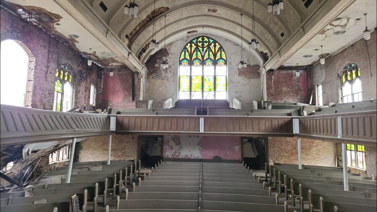Exploring Abandoned Church, Birmingham, Alabama, Urban Exploring