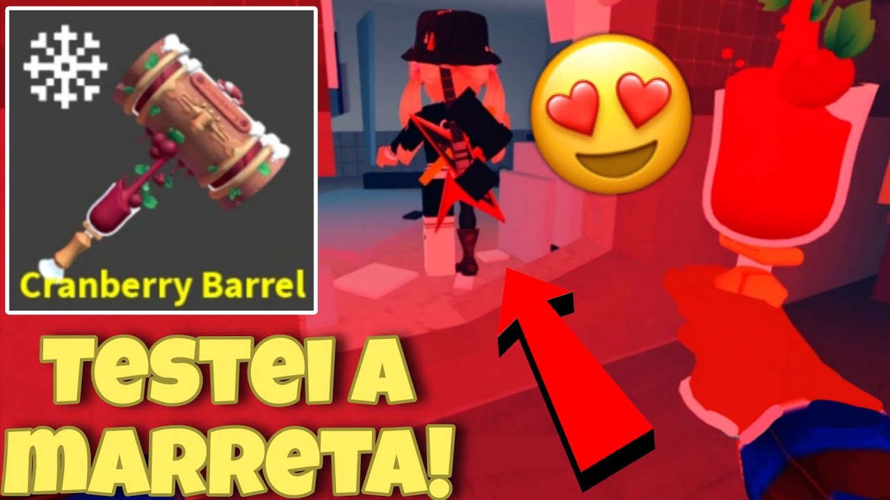 Testei a marreta CRANBERRY BARREL no MARRETÃO!😍