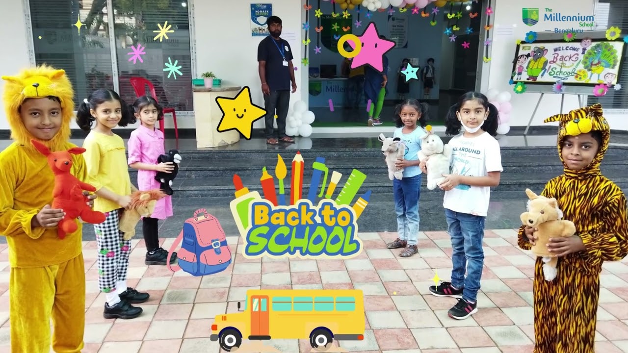 First day of the school - Little Millennium