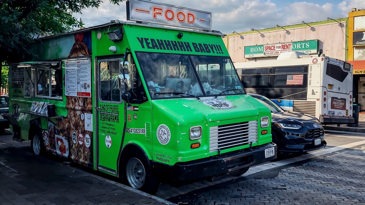 Exploring NYC Street Food - Steaks, Shawarma, and Tacos
