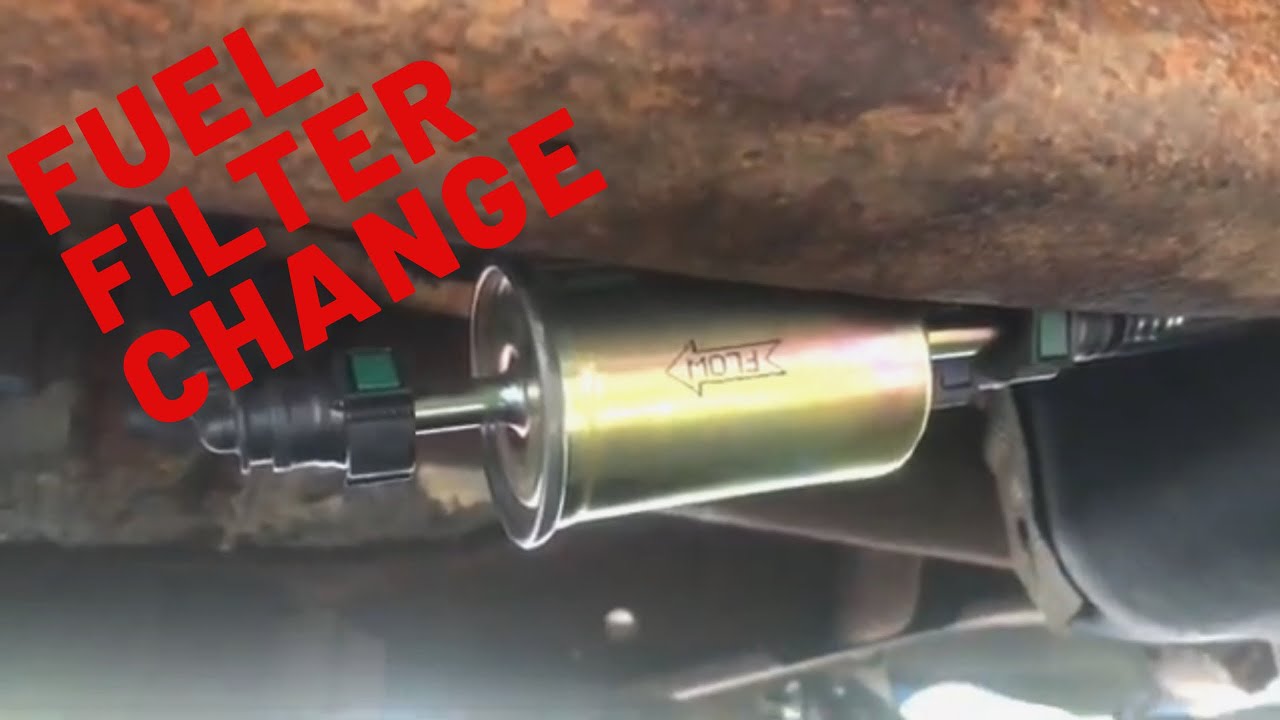 Changing the fuel filter on my Mazda B2300