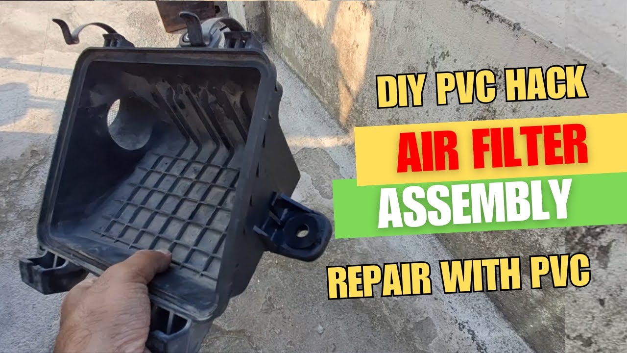 DIY Air Filter Assembly Repair | Fix Broken Bolt Mount With PVC