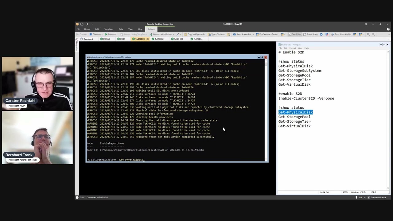 Azure Stack HCI - Installation Series - 16 Activating Storage Spaces Direct (aka S2D) On Cluster.