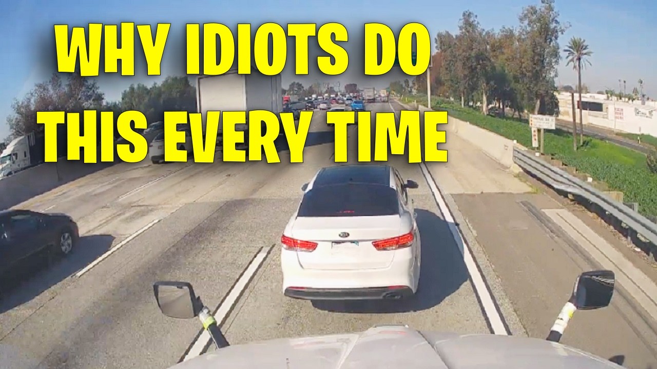 Drivers Lesson USA & Canada - Bad drivers, Driving fails, Road Rage, Brake Check 2025 #409