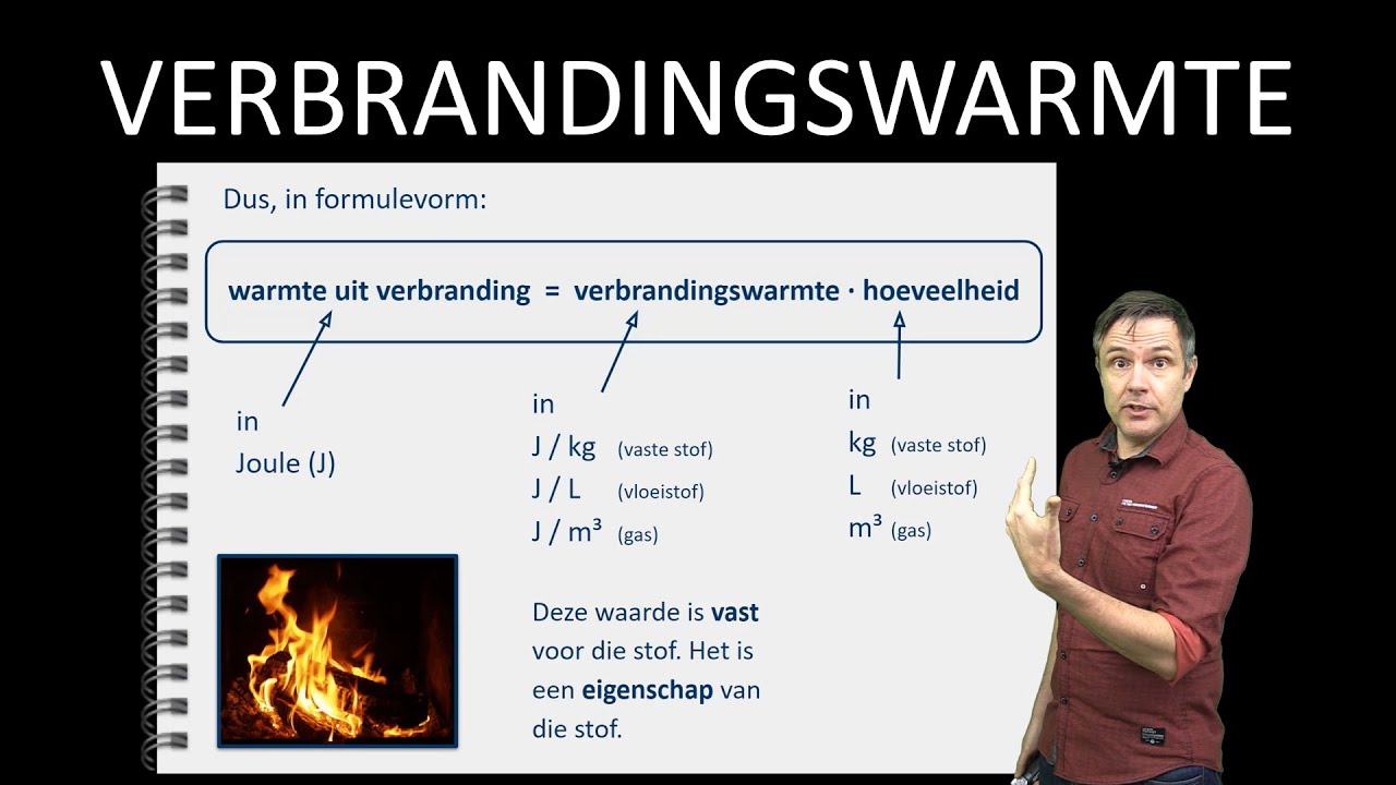 Natuurkunde uitleg VERBRANDINGSWARMTE