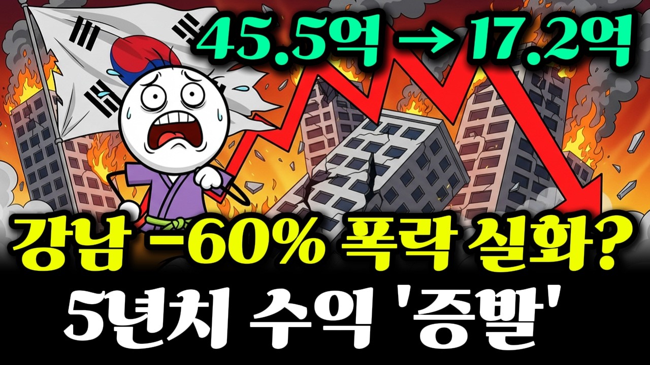 강남 45억 아파트가 17억으로? 2026년 서울 부동산 소리 없는 몰락