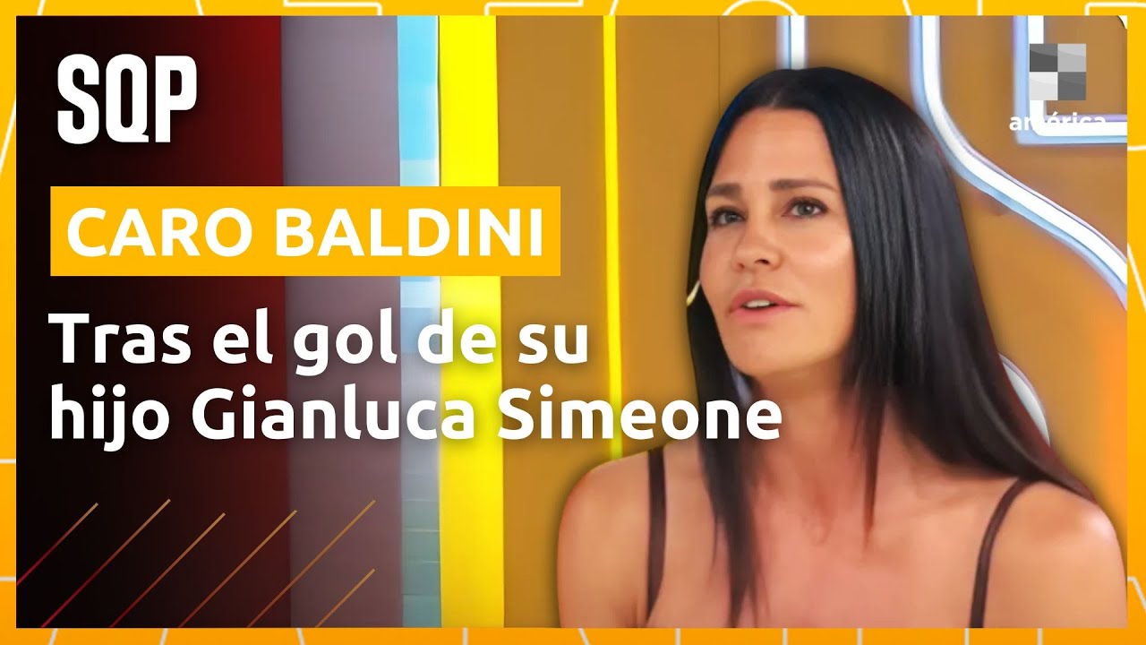 🤩 CARO BALDINI habla después del GOL DE SU HIJO GIULIANO SIMEONE