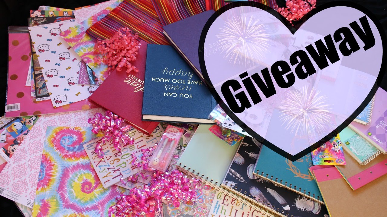 Journal Giveaway HAUL!