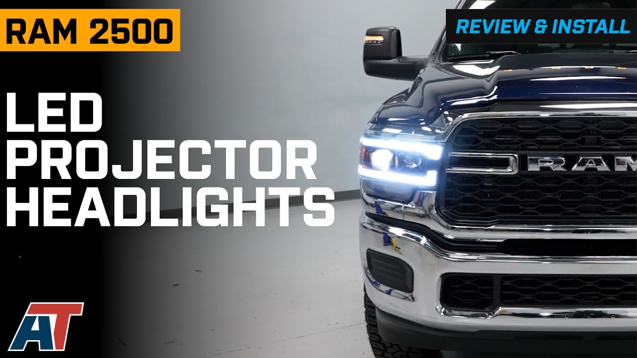 2019-2024 RAM 2500 Switchback Sequential LED Turn Signal Projector Headlights Review & Install