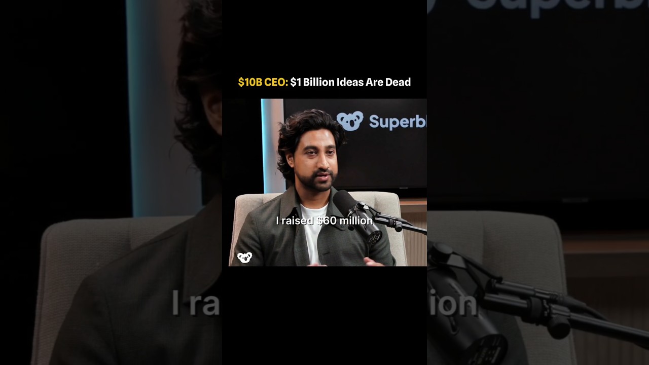 Why $1 Billion Ideas Are Too Small @Superblockshq #podcast #success #successmindset #clips #fyp