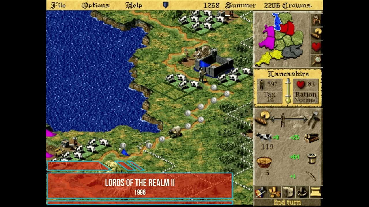 60 Dos Games in 10 minutes [1990-1997]. Part 3 (Blood, Settlers II, Ultima VIII)