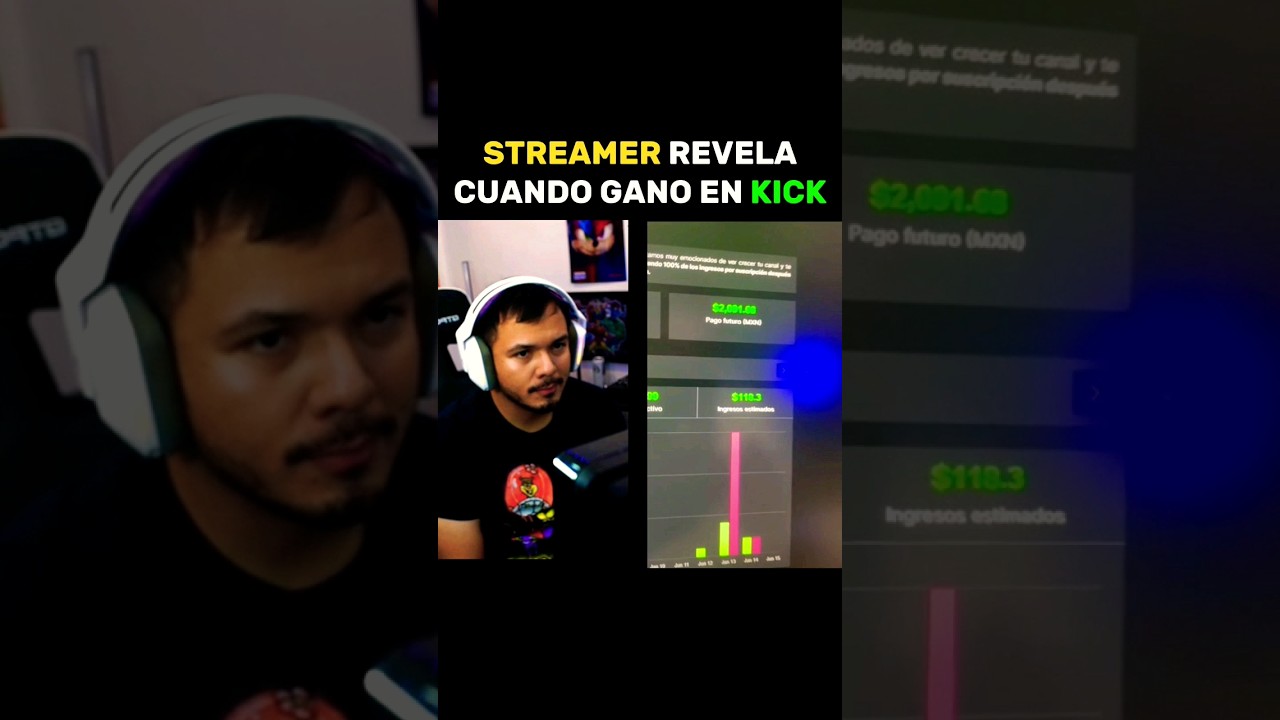Streamer Top revela cuanto gano en Kick en 1 semana de streams 😲💰 !!