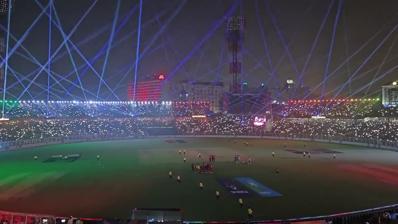 Lazer show at eden garden 😀