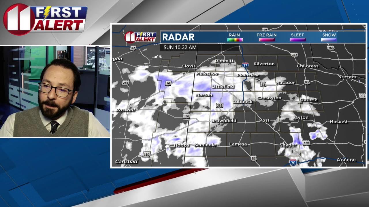 WATCH LIVE: Snow in Lubbock, update on road conditions.