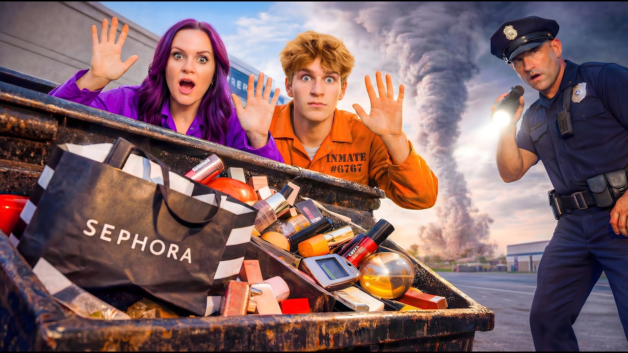 CAUGHT Dumpster Diving at SEPHORA… Then a TORNADO Hit?! | NFV Top Videos