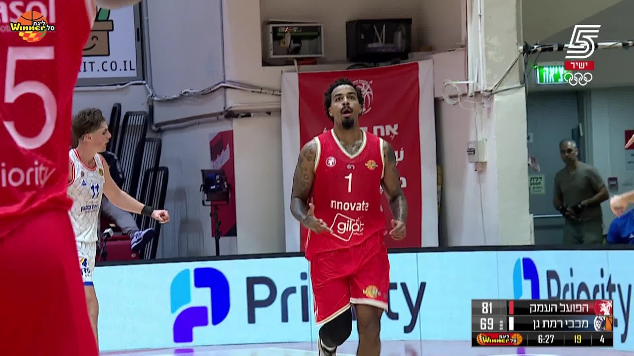 Kyler Edwards with 6 3-pointers vs. MACCABI RAMAT GAN