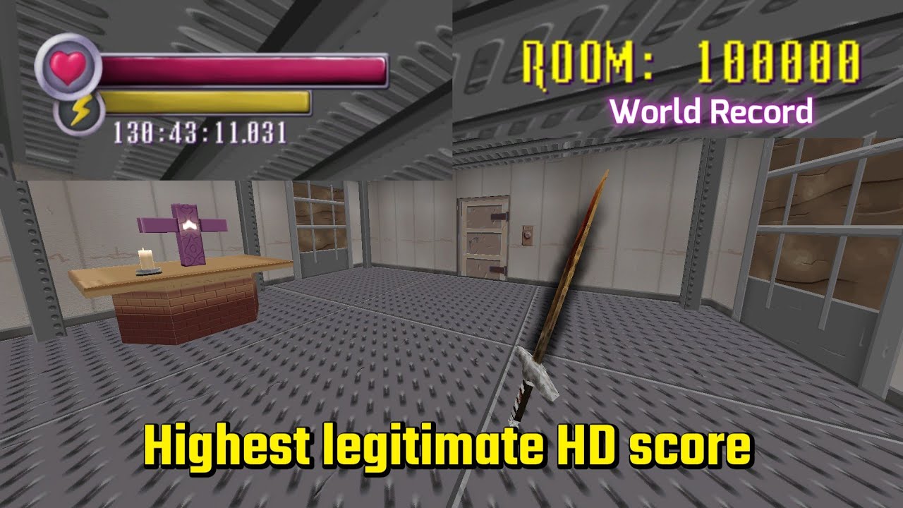I made it to Room 100,000 in Spooky's Jump Scare Mansion: HD Renovation! (First Time Ever)