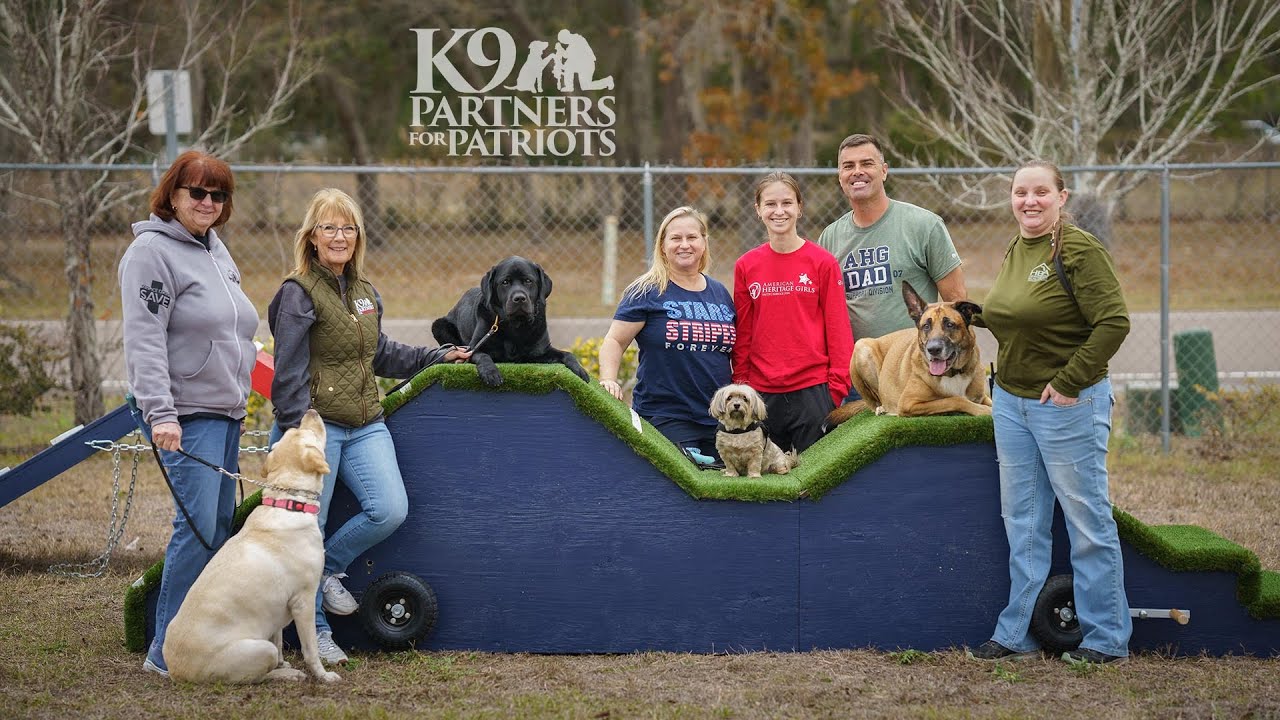 American Heritage Girl Grace Pleinis Supports Veterans with Service Dog Training Equipment