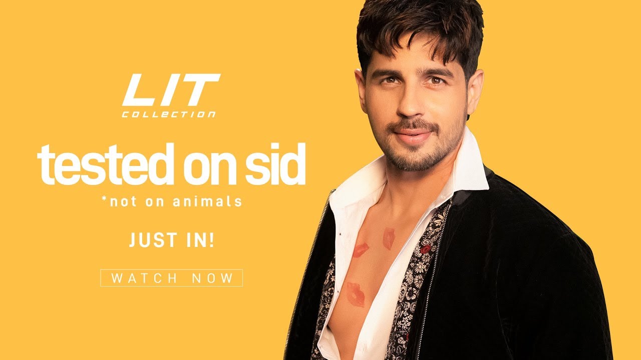 MyGlamm's New LIT Collection | Tried And Tested On Sidharth Malhotra |  #TestedOnSID