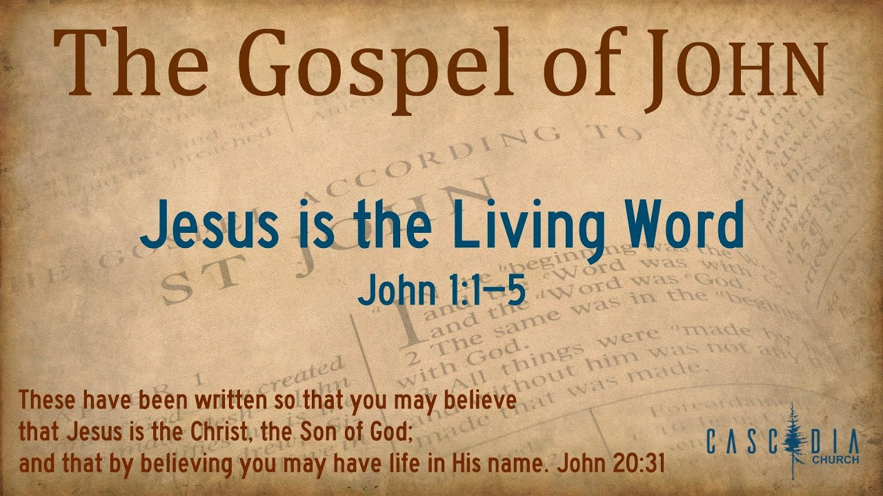 1. Jesus is the Living Word (1:1–5)