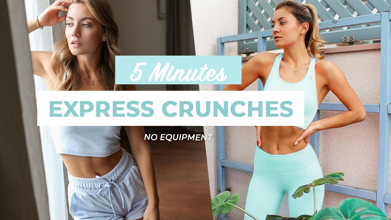 5 MIN EXPRESS CRUNCHES // AB WORKOUT // NO EQUIPMENT