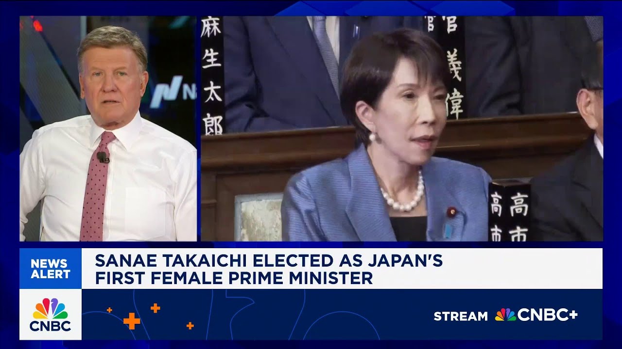 Sanae Takaichi elected as Japan's first female prime minister