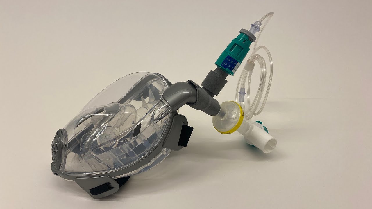 ADAPTATION OF CRESSI-DUKE MASK FOR USE AS CPAP SYSTEM