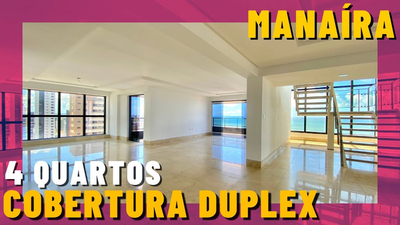 ESPETACULAR!!! APARTAMENTO DUPLEX à venda com 4 QUARTOS em MANAÍRA - JOÃO PESSOA/PB - R$ 2.190.000