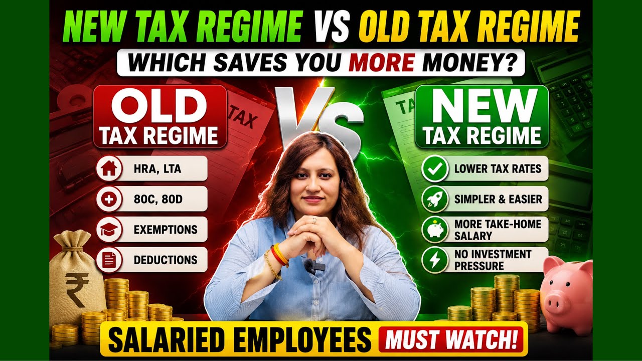 Salaried Employee | Old Tax Regime vs New Tax Regime | Complete Guide