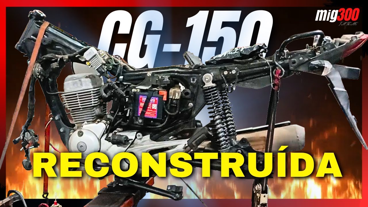 MAIS UMA TOTAL RECONSTRUÇÃO! REVISÃO COMPLETA NA HONDA CG-150 A queridinha dos motoboys!