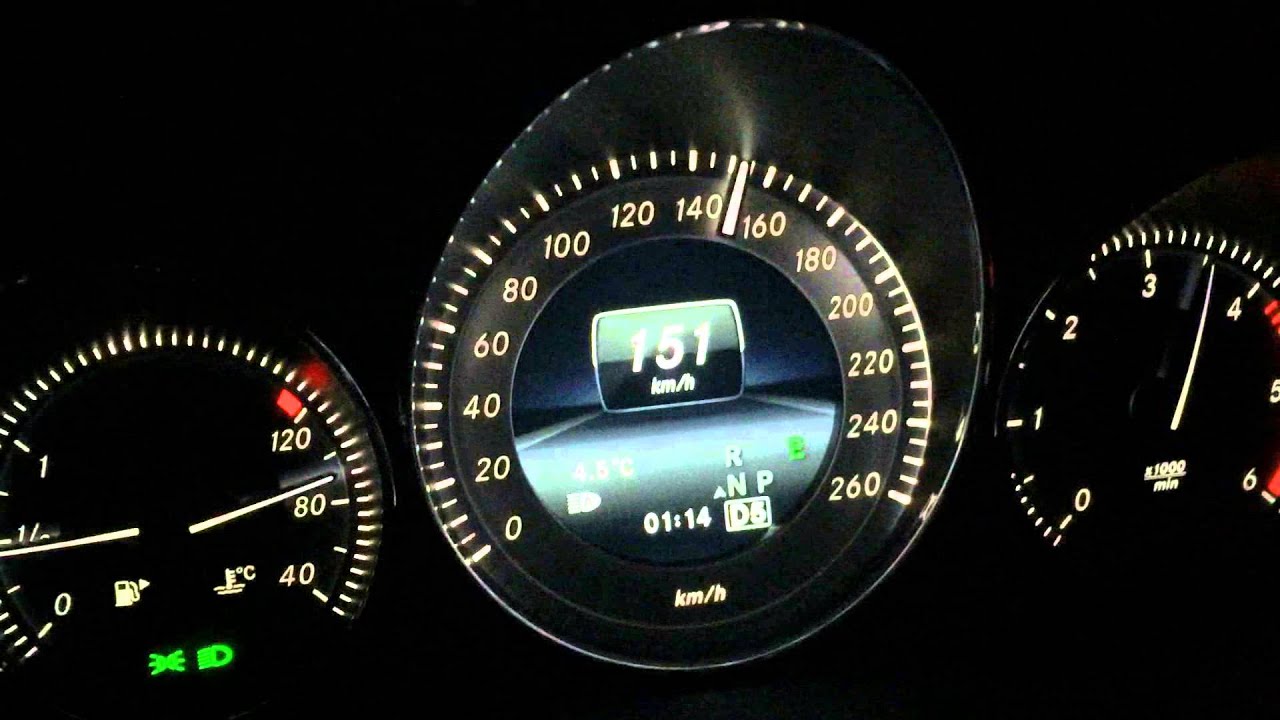 Mercedes-Benz GLK 220 CDI (170 PS) 0-190 km/h Acceleration
