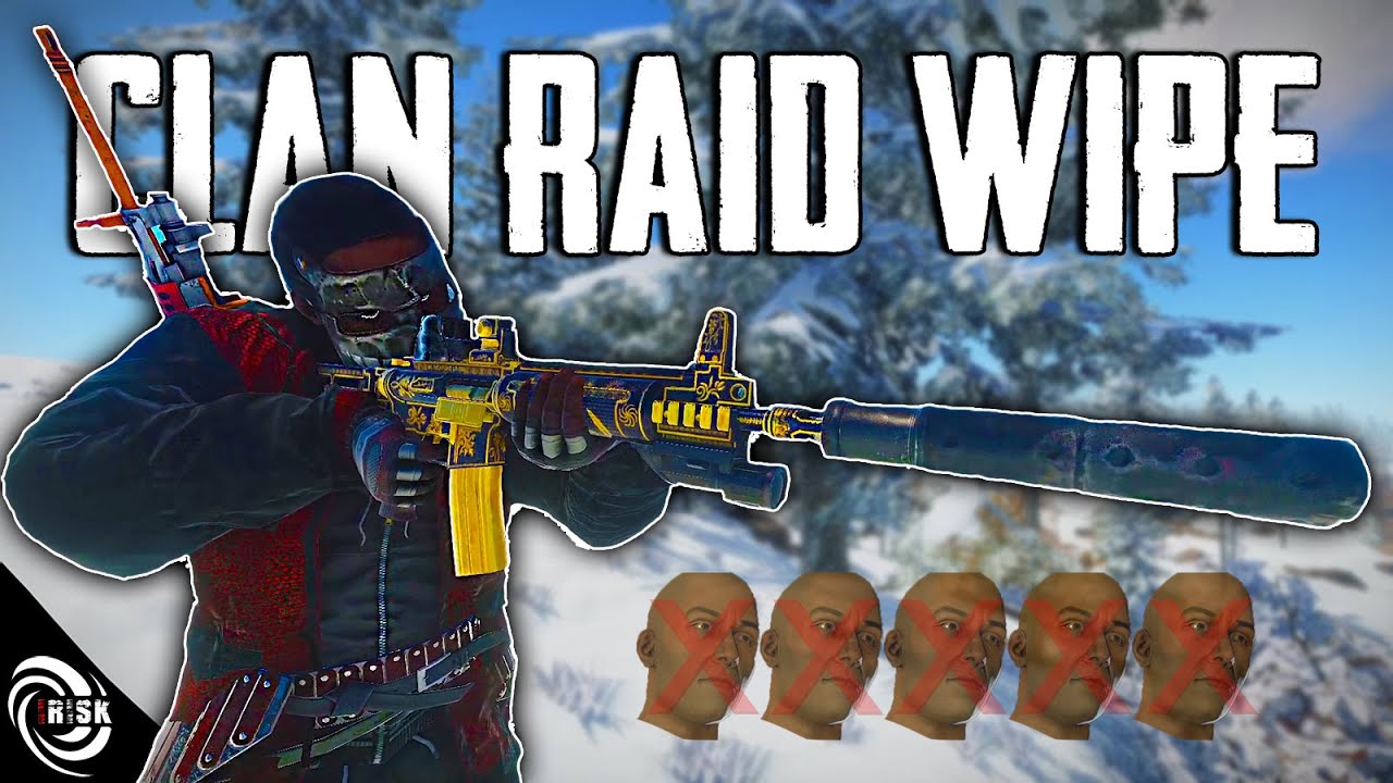 WIPING ENTIRE CLAN DURING MASSIVE RAID! (Rust SOLO)