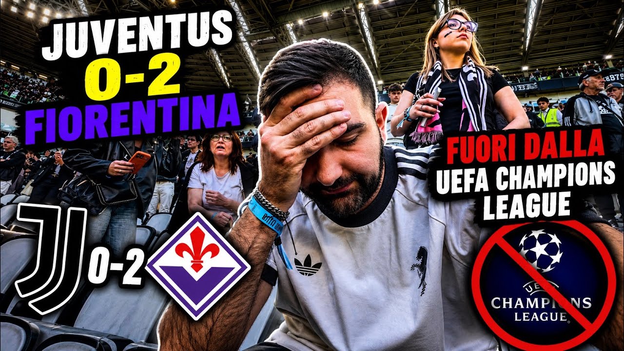 ADDIO CHAMPIONS&hellip;  JUVENTUS 0-2 FIORENTINA | REACTION DALLO STADIUM 