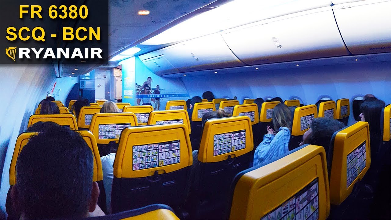 TRIP REPORT | Ryanair SkyInterior | SANTIAGO - BARCELONA | Boeing 737